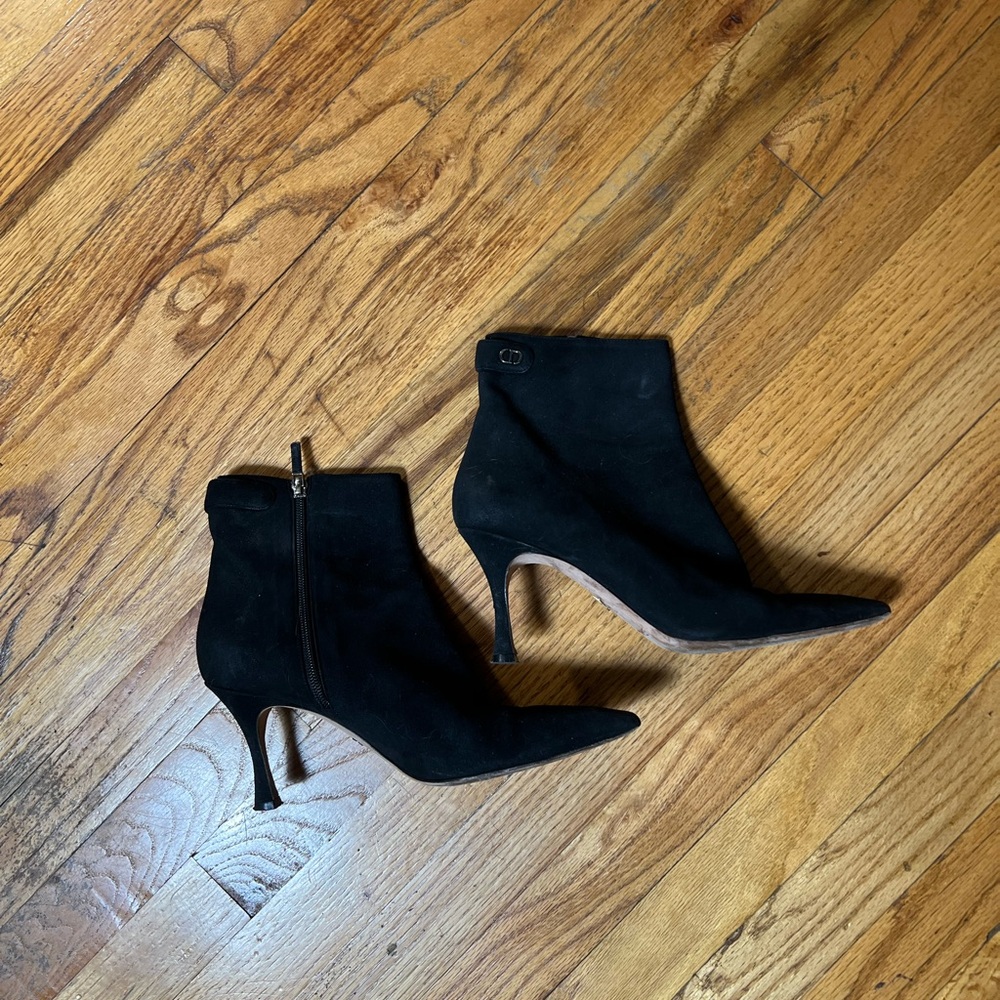 Dior Black Heeled Boots